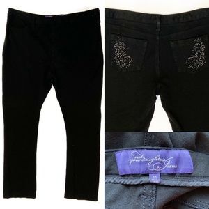 NYDJ Not Your Daughter's Ponte Knit Black Pants